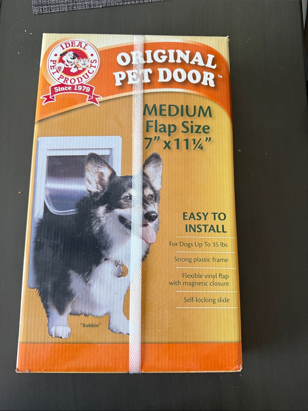Ideal Pet Products Original Pet Door - Medium (Orange/Yellow)